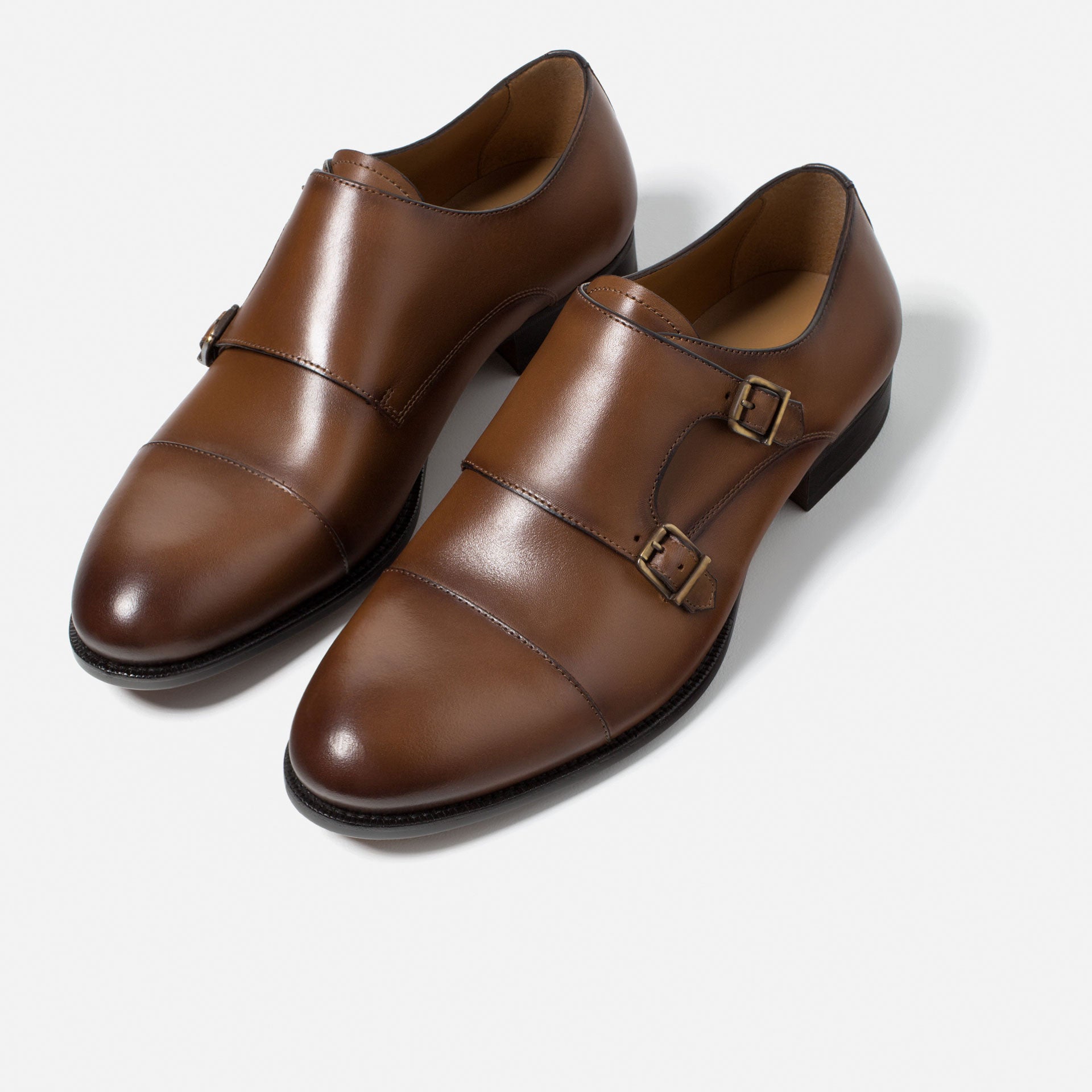 Buckled Monk Leather shoes