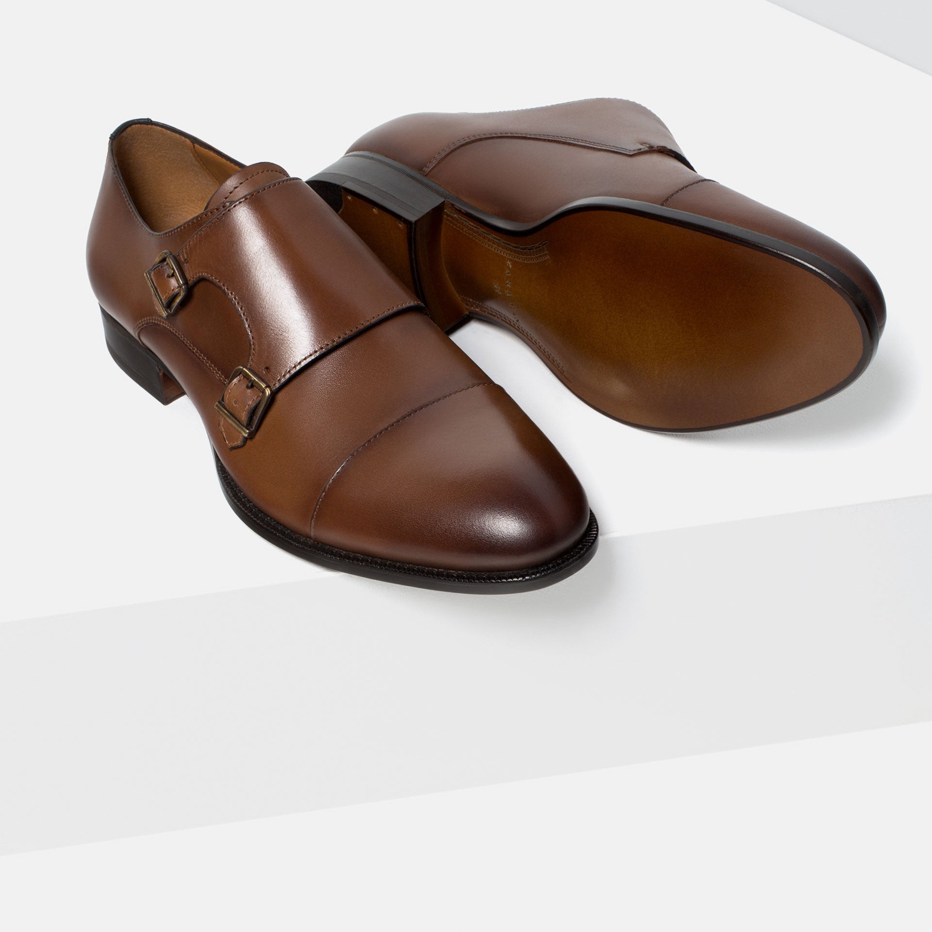 Buckled Monk Leather shoes