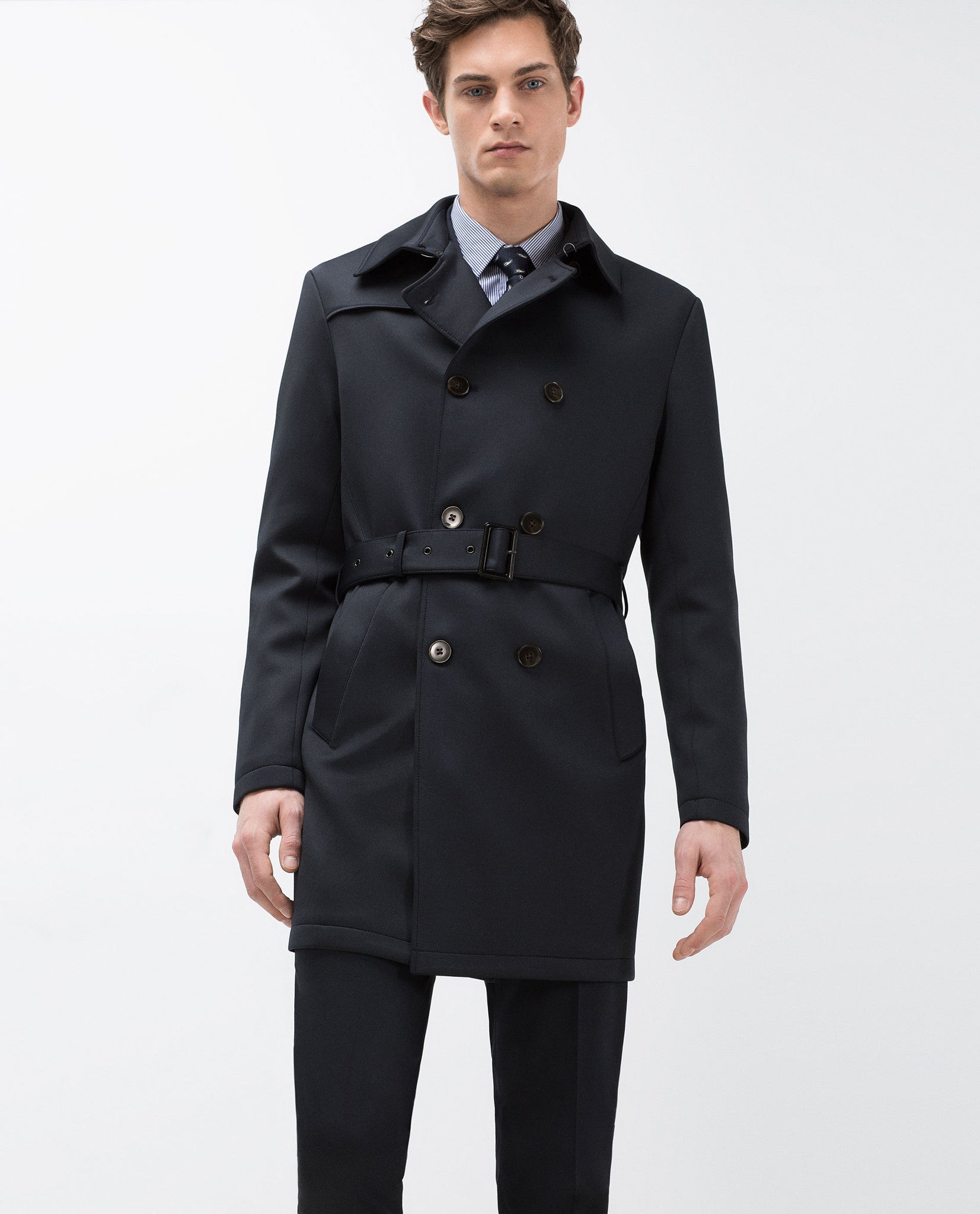 TRENCH COAT WITH DETACHABLE LINING